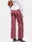 Pantalones Laagam rayas rojas